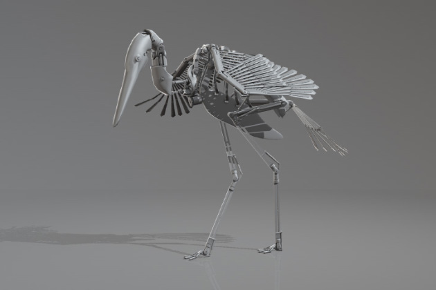 3D Robotic Heron