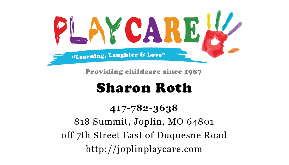 Playcare business card